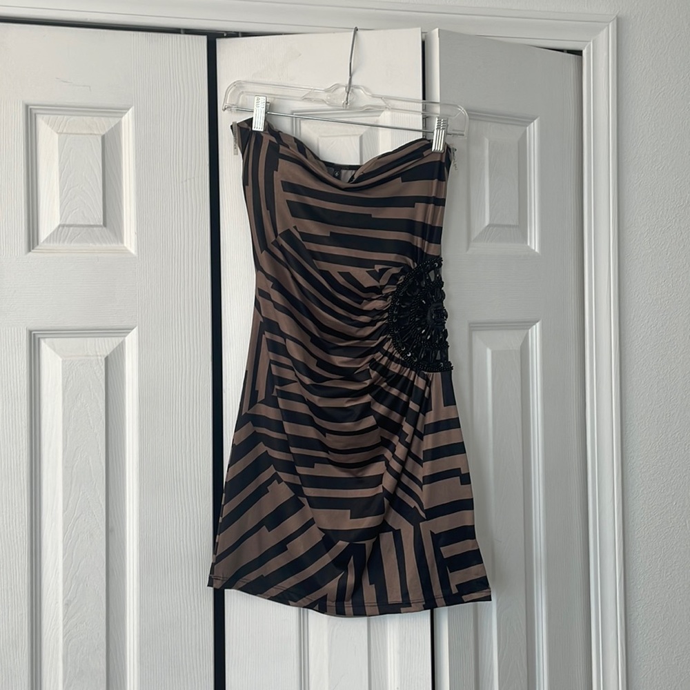 Love Culture Tube Dress w/Side Cutout